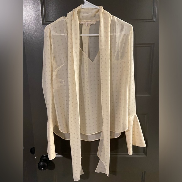 Like new sheer Rachael Roy Blouse - Picture 2 of 5